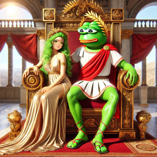 Kekius Maximus and Pepiush Waifus